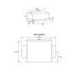 Kép 2/7 - Cata - Páraelszívó TFB-5160 X motor nélkül + MULTI Külső motor SEM1 T800