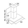 Kép 2/5 - Cata - Páraelszívó SYGMA 9010 BK motor nélkül + MULTI Külső motor SEM1T800