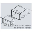 Kép 2/3 - CATA - Beépíthető mikrohullámú sütő MC-25 GTC BK Can Roca
