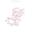 Kép 2/2 - NODOR - Beépíthető mikro NorChef MW-25 DG SS X