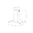 Kép 2/8 - Sirius - Páraelszívó SLTC-97 JEEG SAMS TW 60 cm fehér