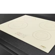 Kép 4/5 - SMEG INDUKCIÓS FŐZŐLAP,Universal,60cm,4zóna (2 booster),9f,bézs egyenes élű üveg,arany sz. szerigráfia