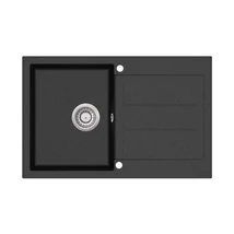 EVIDO Cubo 45S gránit mosogató, 780 x 500 mm,  antracit