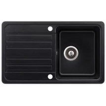 EVIDO Home 45S gránit mosogató, 765 x 460mm, antracit