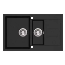 EVIDO Cubo 6S compact gránit mosogató800x500 antracit
