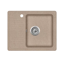EVIDO Home 45S compact gránit mosogató,575 x 460 mm, avena