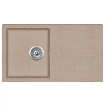 EVIDO Easy 45S gránit mosogató, 760 x 440 mm, avena