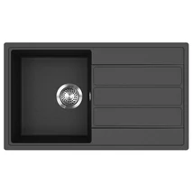 EVIDO Easy 45S gránit mosogató, 760 x 440 mm, antracit
