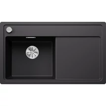 BLANCO ZENAR 45S-F fekete bal tart.nélk, exc