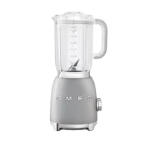 SMEG TURMIXGÉP, 50-es évek retro design,  1,5 liter, 800 W, 4 fokozat, 3 program, matt ezüst