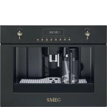 SMEG TELJESEN AUTOMATA KÁVÉFŐZŐ, Colonial design, 60x45 cm, antracit, bronz vezérlőgombok