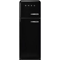 SMEG KOMBINÁLT HŰTŐ ÉS FAGY.,retro,60,1 cm,172 cm ,2 ajtós felülfagy.,222 + 72 l,Life Plus zóna,bal pánt,fekete