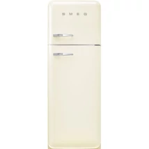 SMEG KOMBINÁLT HŰTŐ ÉS FAGY., 50-esévek retro, 60 cm, 2 ajtósfelülfagy., 222 + 72 l, jobb oldali pántok,bézs