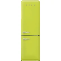 SMEG KOMBINÁLT HŰTŐ ÉS FAGYASZTÓ, 60,1x196,8 cm, jobb oldali pántok, lime zöld