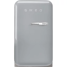 SMEG MINI BAR, retro, 40,4x74 cm, bal oldali pántok, ezüst