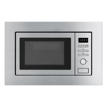 SMEG MIKROHULLÁMÚ SÜTŐ, Universal design, beépíthető, 17 liter, inox