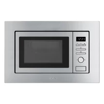 SMEG MIKROHULLÁMÚ SÜTŐ, Universal design, beépíthető, 20 liter, inox