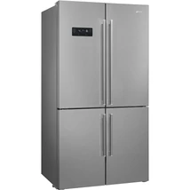SMEG SZABANONÁLLÓ HŰTŐ ÉS FAGYASZTÓ, 90,8x182 cm, E energiaosztály, külső LED kijelző, inox