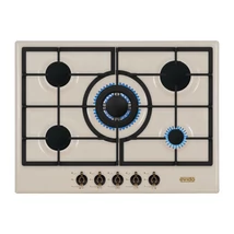 EVIDO RUSTIC-H 70C gáz főzőlap, 70 cm,bézs / bronz