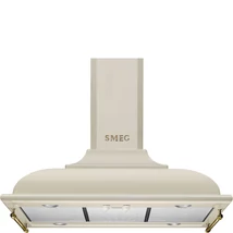 SMEG KÜRTŐS SZIGET PÁRAELSZÍVÓ, Cortina design, 90 cm, bézs