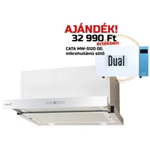 Cata - Páraelszívó TFH-7600 X inox + AJÁNDÉK MW-5120 DG blue mikrohullámú sütő