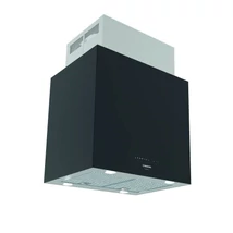 Nodor - Páraelszívó NorBreeze ISLA CUBE GLASS ECO 60 BK/A Hob to Hood