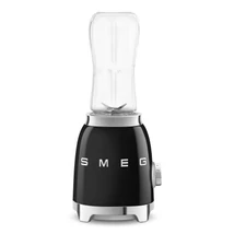 SMEG EGYSZEMÉLYES TURMIXGÉP, 50-es évek retro design, 0,6 liter, 300 W, 2 fokozat, fekete