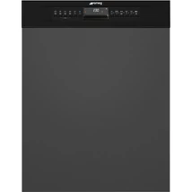 SMEG BEÉP. MOSOGATÓGÉP,félint.,60cm,fekete panel,13ter,10 + 1 program,7 hőm.,Orbital,Total Aquastop,automatikus ajtónyitás
