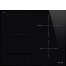 SMEG INDUKCIÓS FŐZŐLAP,Universal,ultra-lapos,60cm,4 booster zóna,2 multizone,9f,slider,egyenes élű üveg,fekete üveg