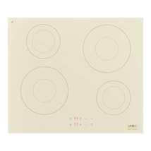 SMEG INDUKCIÓS FŐZŐLAP,Universal,60cm,4zóna (2 booster),9f,bézs egyenes élű üveg,arany sz. szerigráfia