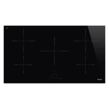 SMEG INDUKCIÓS FŐZŐLAP,Universal,ultra-lapos,90cm,5 booster,9fokozat,érintőszenzoros vez.,keret nélküli,fekete üveg