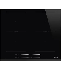 SMEG INDUKCIÓS FŐZŐLAP,60cm,munkalapszintű,2 multizone főzőzóna,slider érintőszenzoros vez.,14 fokozat,keret nélküli