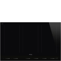 SMEG INDUKCIÓS FŐZŐLAP, Linea design, 80 cm, 6 főzőzóna, 3 MultiZone híd zóna, fekete üveg