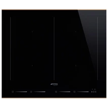 SMEG INDUKCIÓS FŐZŐLAP, DSN, 60 cm, 4 booster főzőzóna, 2 multizone főzőzóna, 9 fokozat