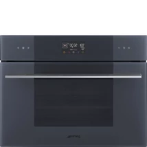 SMEG KOMBINÁLT KOMPAKT GŐZPÁROLÓ-SÜTŐ, Linea design, steam 100, Neptune szürke