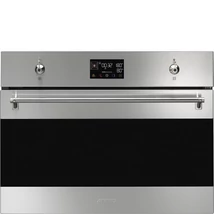 SMEG KOMPAKT KOMBINÁLT GŐZPÁROLÓ-SÜTŐ, Classic design, 45 cm, ujjlenyomatmentes rozsdamentes acél
