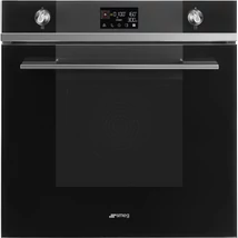 SMEG KOMBINÁLT MIKROHULLÁMÚ SÜTŐ,Linea design, 11 + 1 funkció, LCD kijelző, feketeüveg