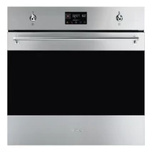 SMEG HŐLÉGKEVERÉSES SÜTŐ, Classica design, Galileo, 60 cm, ES LCD, inox