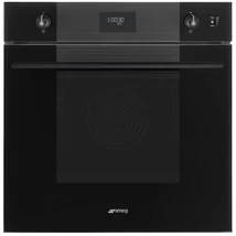 SMEG PIROLITIKUS KOMBINÁLT GŐZPÁROLÓ-SÜTŐ, Linea, 60 cm, pyro-steam, D01, mélyfekete üveg