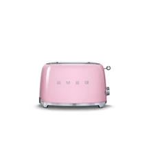 SMEG KENYÉRPIRÍTÓ, 50-es évek retro design, 2 szeletes, 6 fokozat, 3 program, rózsaszín