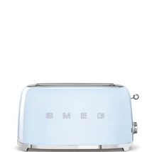 SMEG KENYÉRPIRÍTÓ, 50-es évek retro design, 4 szeletes, 6 fokozat, 3 program, világoskék