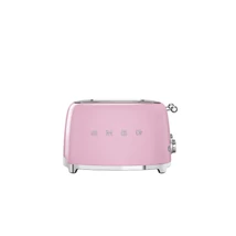 SMEG KENYÉRPIRÍTÓ, 50-es évek retro design,4 különálló szeletes, 6 fokozat, 3 program,rózsaszín