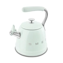 SMEG VÍZFORRALÓ TEÁSKANNA, retro, síppal, világoszöld