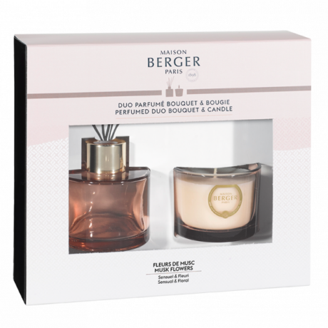 Maison Berger Senso ajándékcsomag Musk Flower illattal