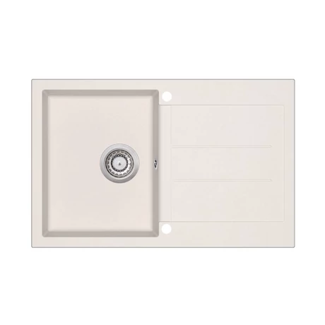 EVIDO Cubo 45S gránit mosogató, 780 x 500 mm, bézs