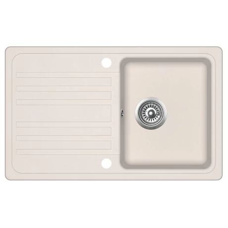 EVIDO Home 45S gránit mosogató, 765 x 460mm, bézs