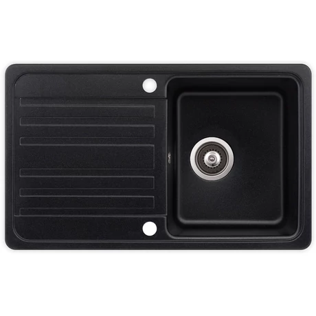 EVIDO Home 45S gránit mosogató, 765 x 460mm, antracit