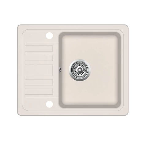 EVIDO Home 45S compact gránit mosogató, 575 x 460 mm, bézs