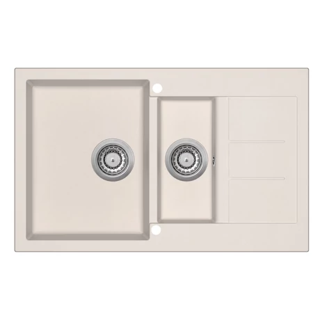 EVIDO Cubo 6S compact gránit mosogató800x500 bézs