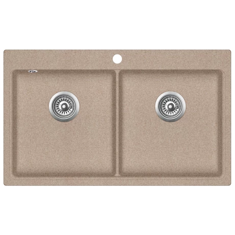EVIDO Quadro 9 gránit mosogató, 860 x 510mm, avena